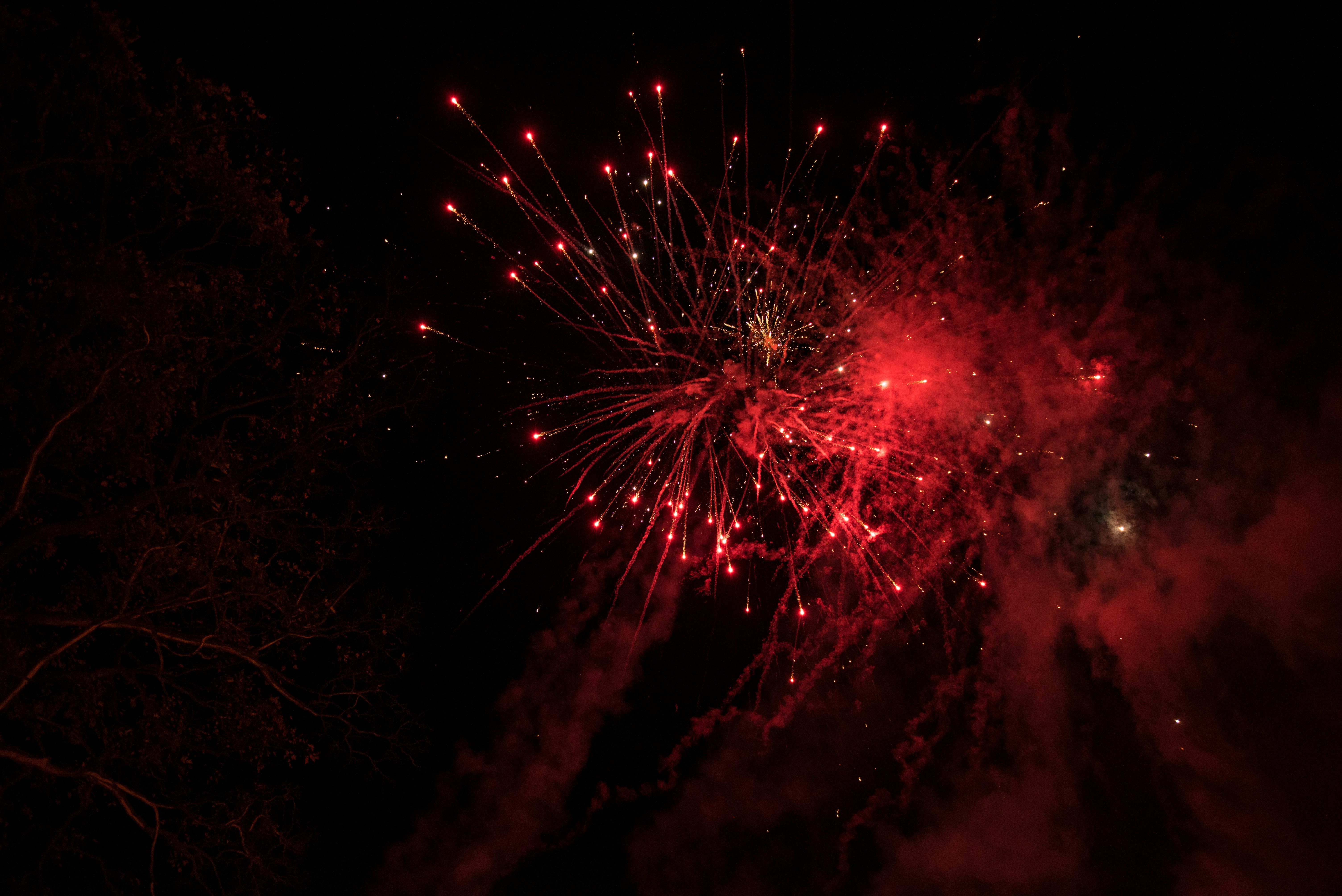 red fireworks